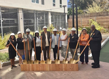 Groundbreaking People With Shovels