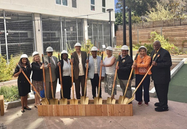 Groundbreaking People With Shovels