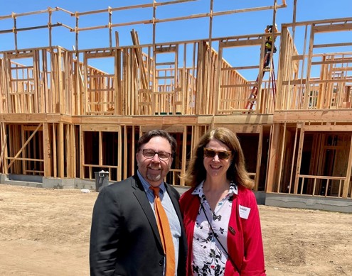 Cropped Deb With Chris Neale, President Core Companies
